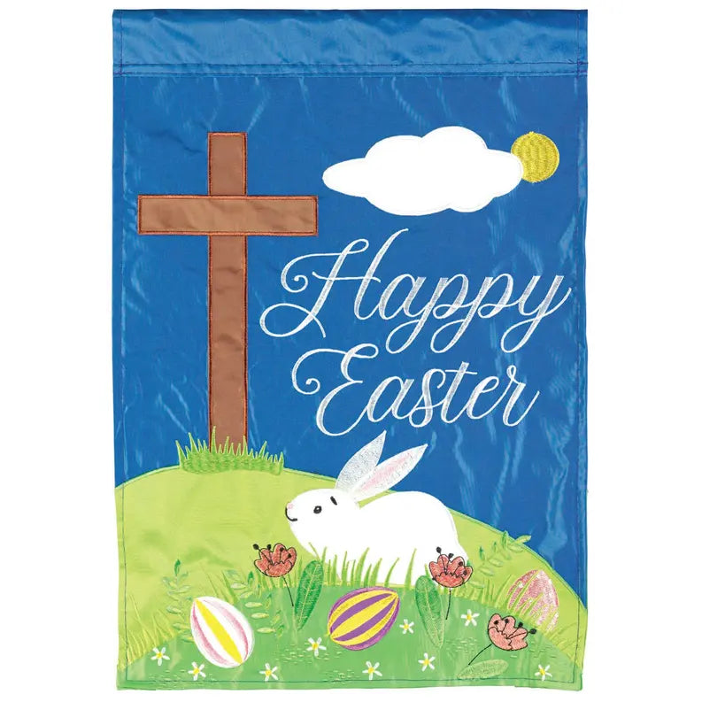 Flag Cross Bunny Happy Easter Dicksons Inc