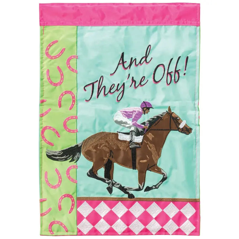 Flag Derby And Theyre Off Dicksons Inc