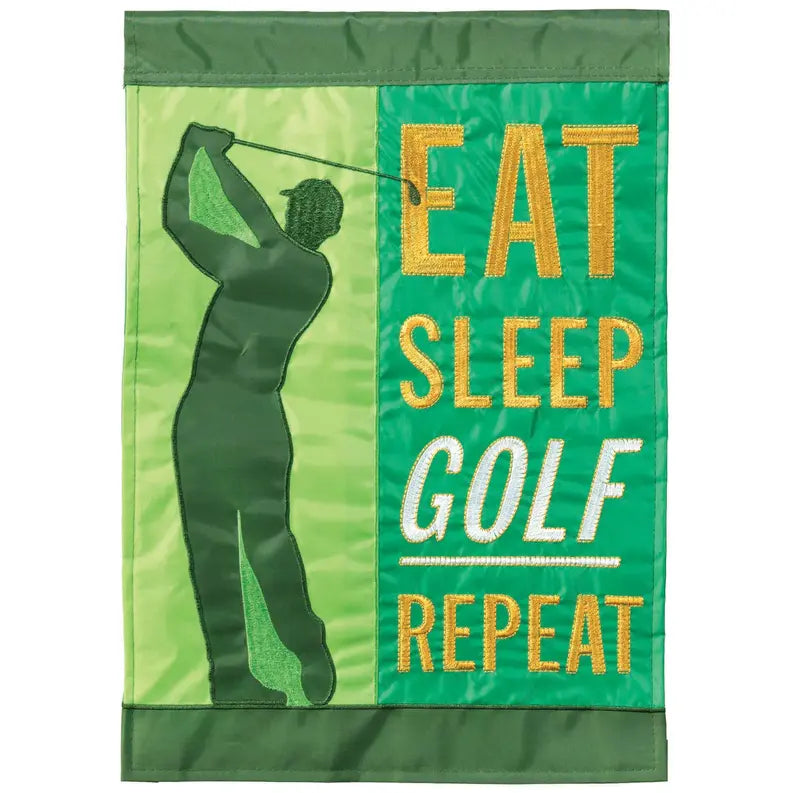 Flag Eat Sleep Golf Repeat Dicksons Inc
