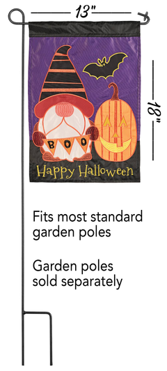 Flag Happy Halloween Gnome Dicksons Inc