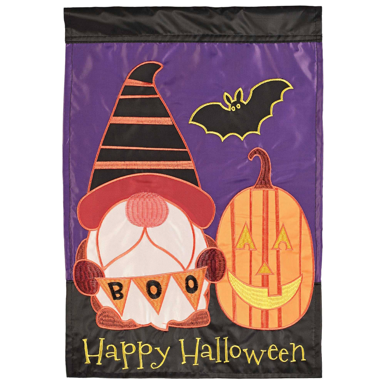 Flag Happy Halloween Gnome Dicksons Inc