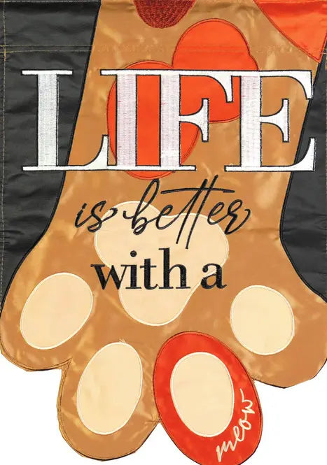 Flag Life Is Better With A Cat Dicksons Inc