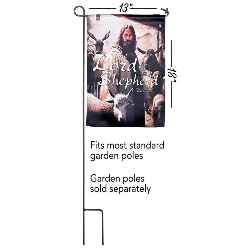Flag Lord Is My Shepherd Print 13x18 Dicksons Inc