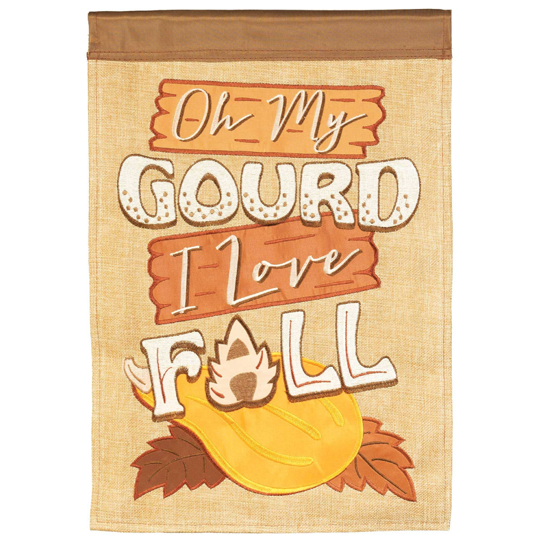 Flag Oh My Gourd I Love Fall Dicksons Inc