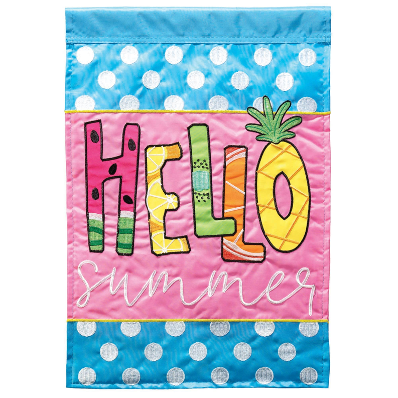 Flag Pineapple Hello Summer Dicksons Inc