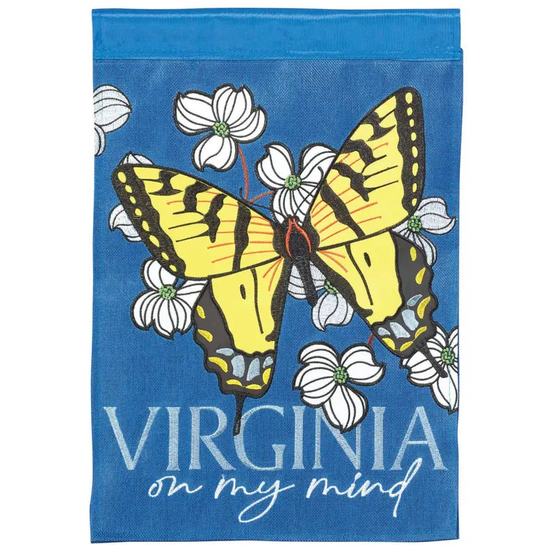 Flag Virginia On My Mind Burlap Dicksons Inc