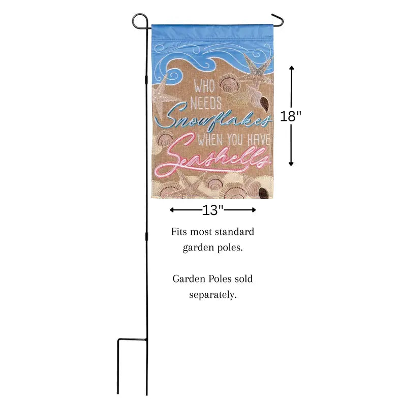 Flag Who Needs Snowflakes 13x18 Dicksons Inc
