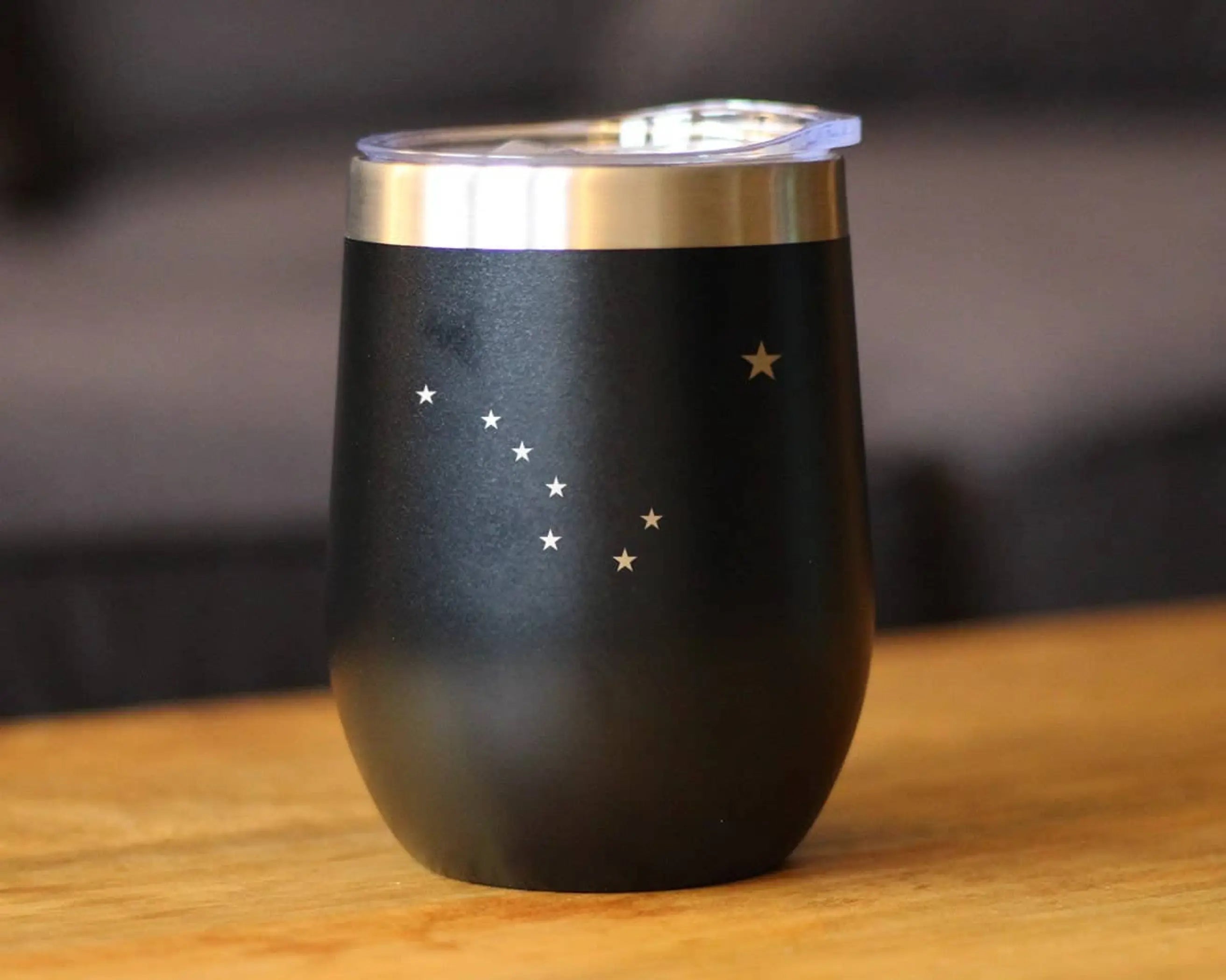 Flag of Alaska Insulated Wine Tumbler - Alaskan Gifts Bevvee