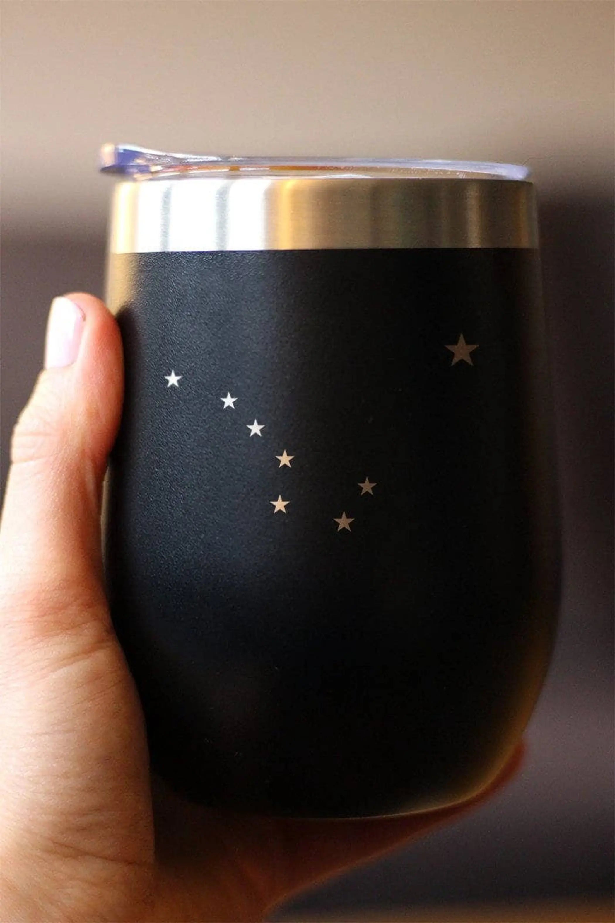 Flag of Alaska Insulated Wine Tumbler - Alaskan Gifts Bevvee