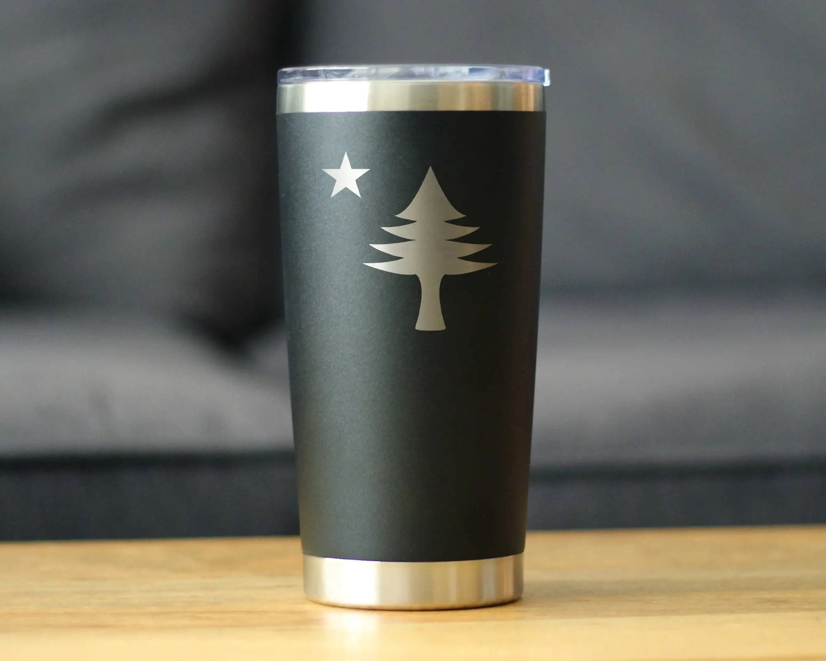 Flag of Maine Insulated Travel Tumbler - Mainers Gifts Bevvee