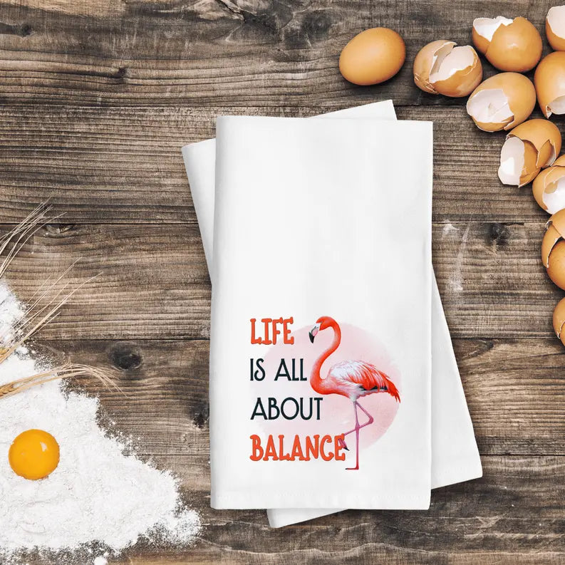 Flamingo Kitchen Towel The 308 Collective