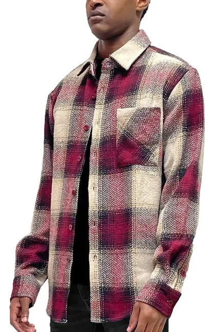 Flannel Combo Shacket WEIV