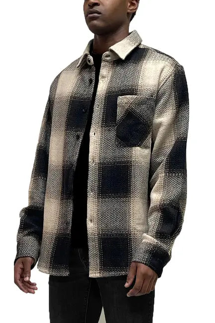 Flannel Combo Shacket WEIV