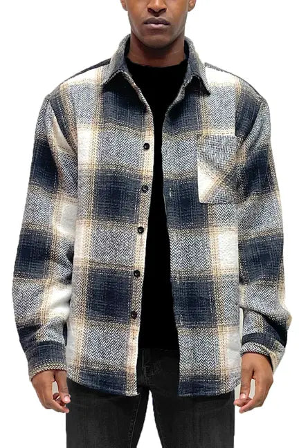 Flannel Combo Shacket WEIV