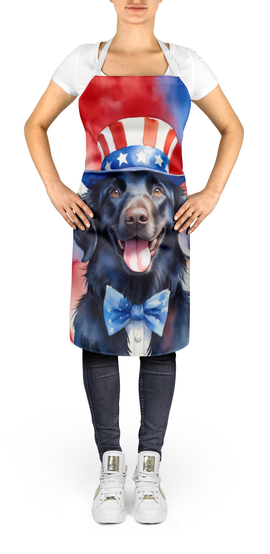 Flat-Coated Retriever Patriotic American Apron Caroline's Treasures