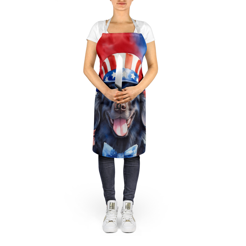 Flat-Coated Retriever Patriotic American Apron Caroline's Treasures