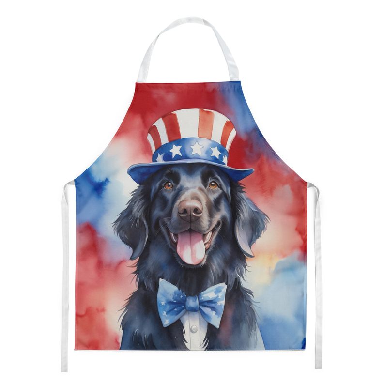 Flat-Coated Retriever Patriotic American Apron Caroline's Treasures