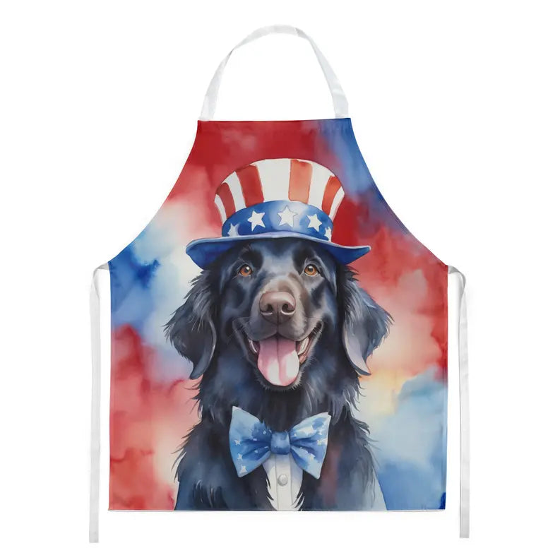 Flat-Coated Retriever Patriotic American Apron Caroline's Treasures