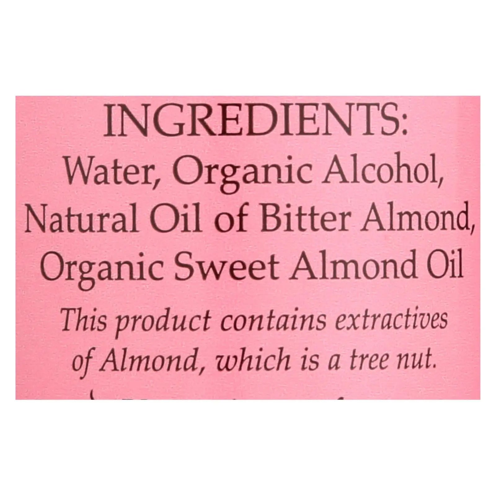 Flavorganics Extract - Organic - Almond - 2 Oz - Case Of 12 Flavorganics