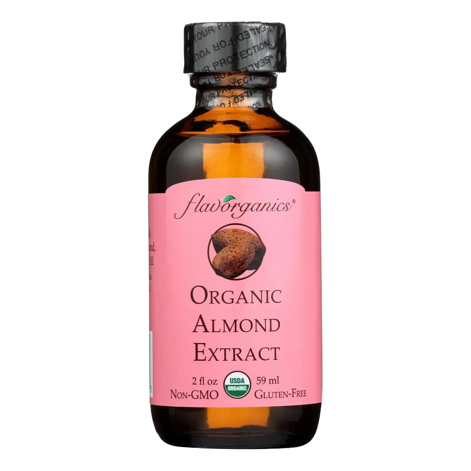 Flavorganics Extract - Organic - Almond - 2 Oz - Case Of 12 Flavorganics