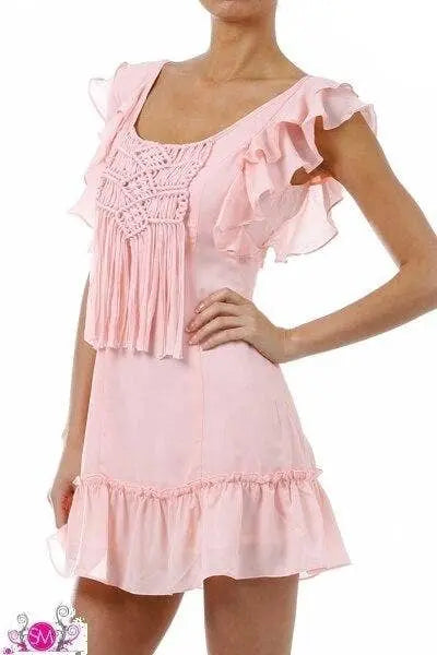 Flawless Baby Pink Dress SurelyMine