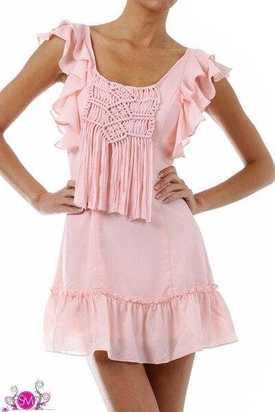 Flawless Baby Pink Dress SurelyMine