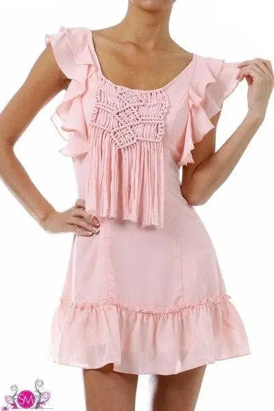 Flawless Baby Pink Dress SurelyMine