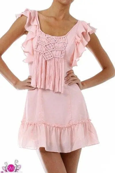 Flawless Baby Pink Dress SurelyMine