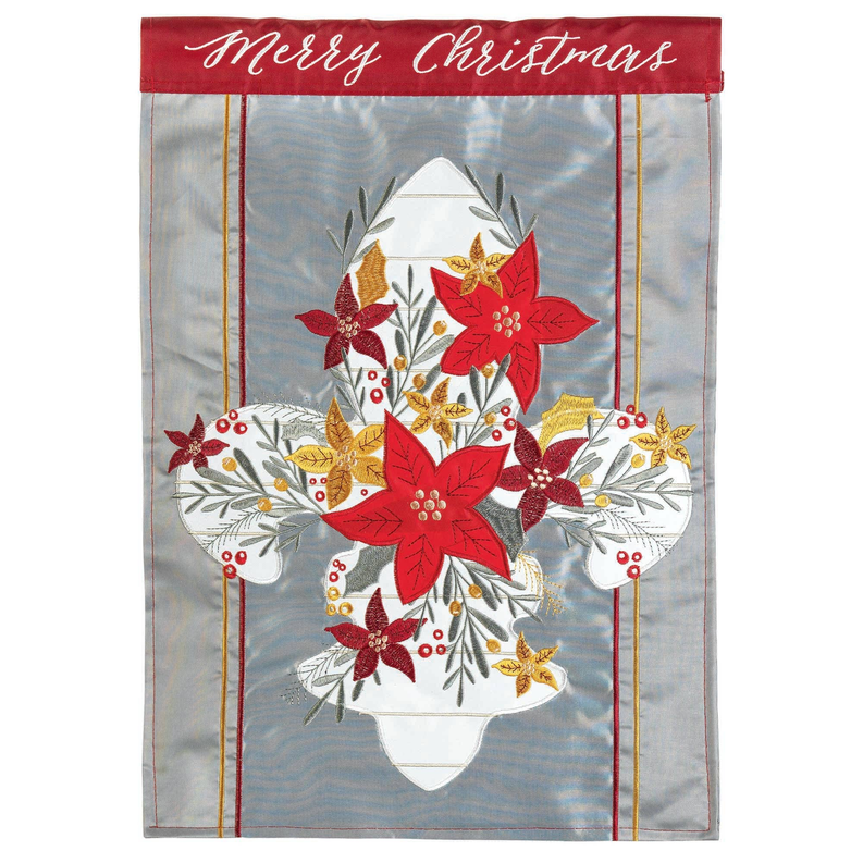 Fleur De Lis Merry Christmas Flag Dicksons Inc