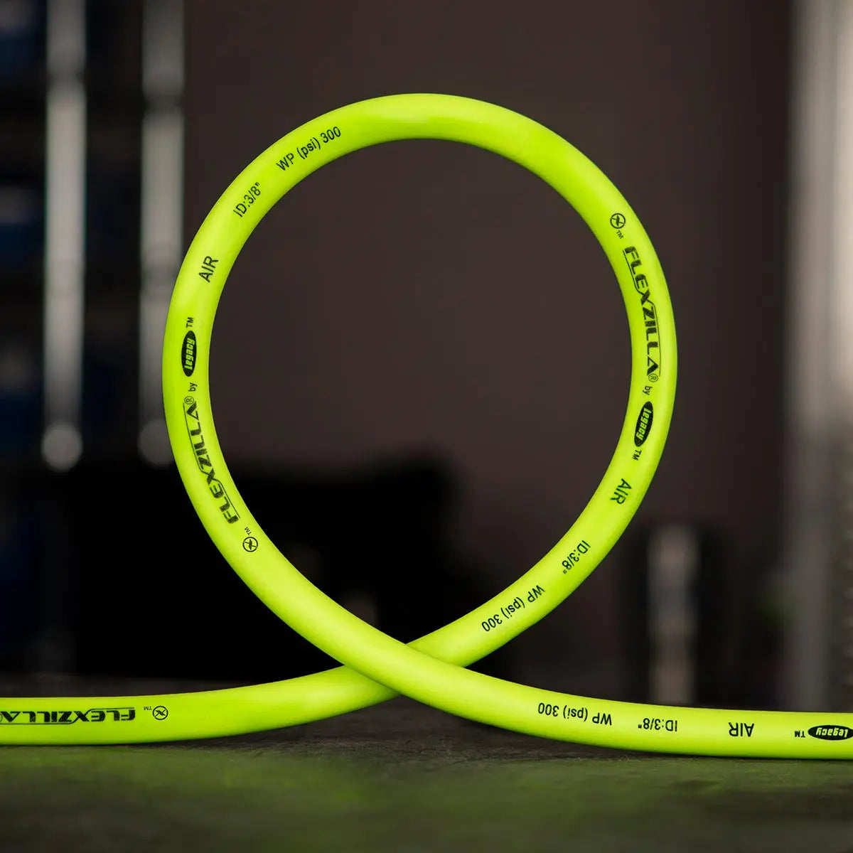 Flexzilla Heavy Duty Lightweight Air Hose 1/2" X 50' - 1/2" Mnpt Fittings FLEXZILLA