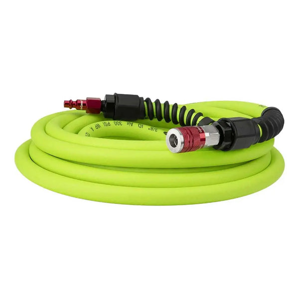 Flexzilla Heavy Duty Lightweight Air Hose 3/8" X 25' With Colorconnex Coupler And Plug - (red) Ty FLEXZILLA