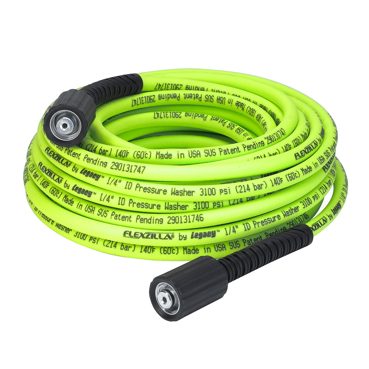 Flexzilla Pressure Washer Hose 1/4" X 50' With M22 Fittings (boxed) FLEXZILLA