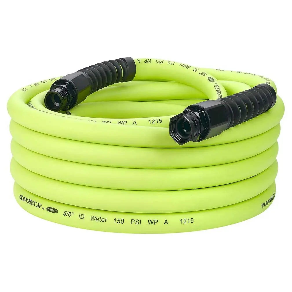 Flexzilla® Pro Water Hose 5/8" X 50' 3/4" - 11 1/2 Ght Fittings Zillagreen® FLEXZILLA