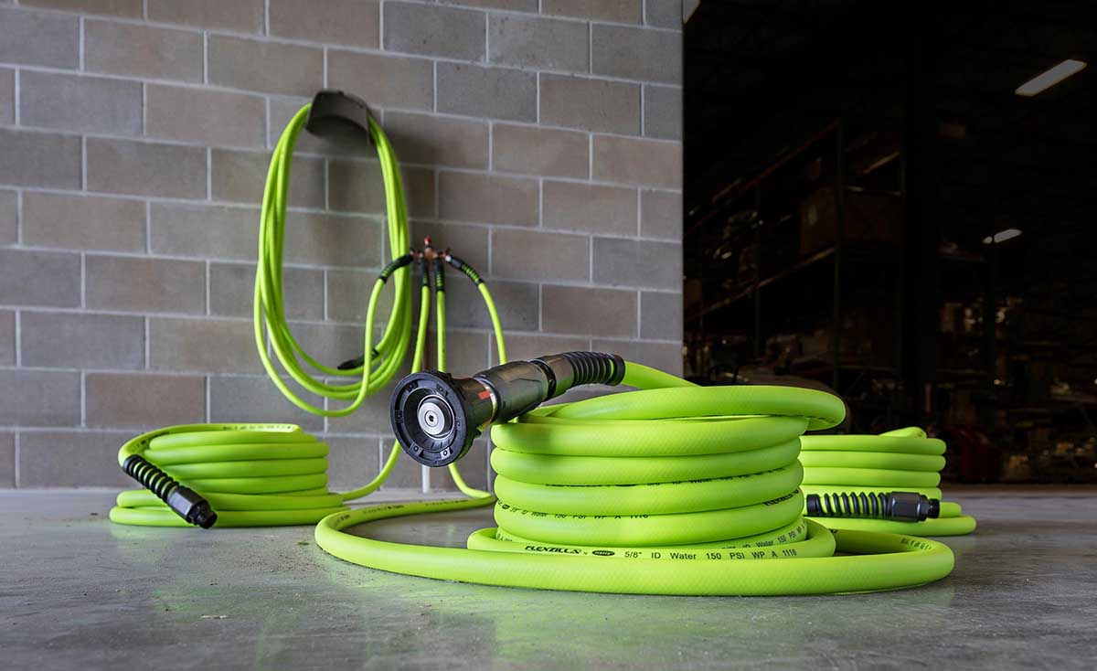 Flexzilla® Pro Water Hose 5/8" X 50' 3/4" - 11 1/2 Ght Fittings Zillagreen® FLEXZILLA