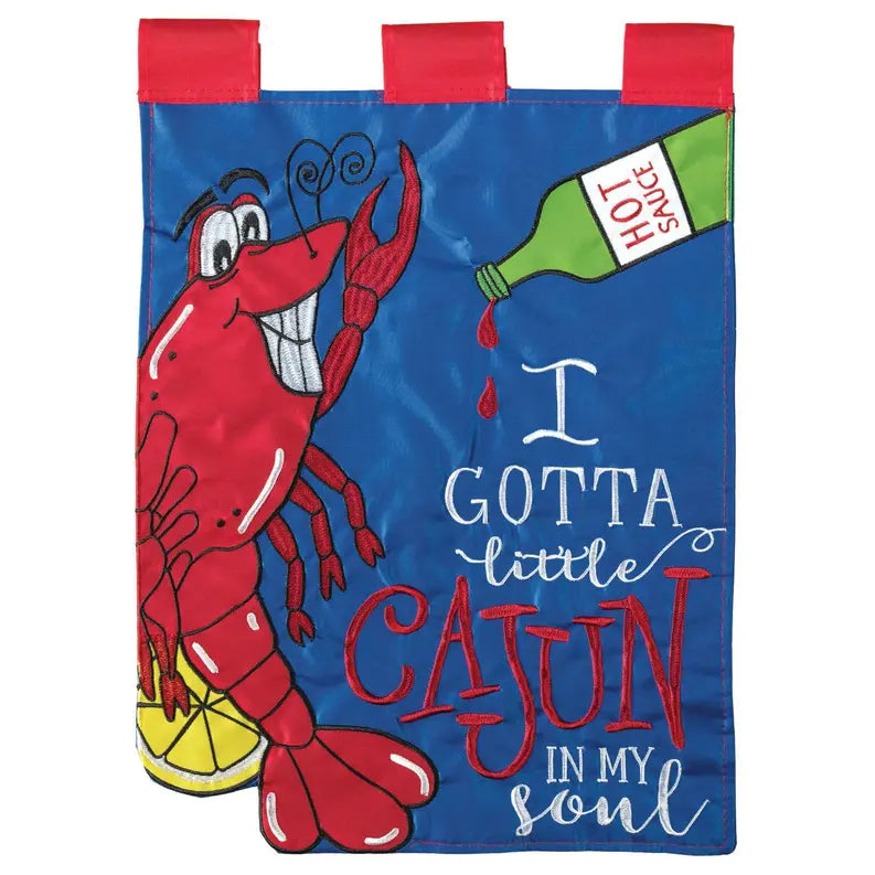 Flg Dapp I Gotta Little Cajun Poly Garden Dicksons Inc