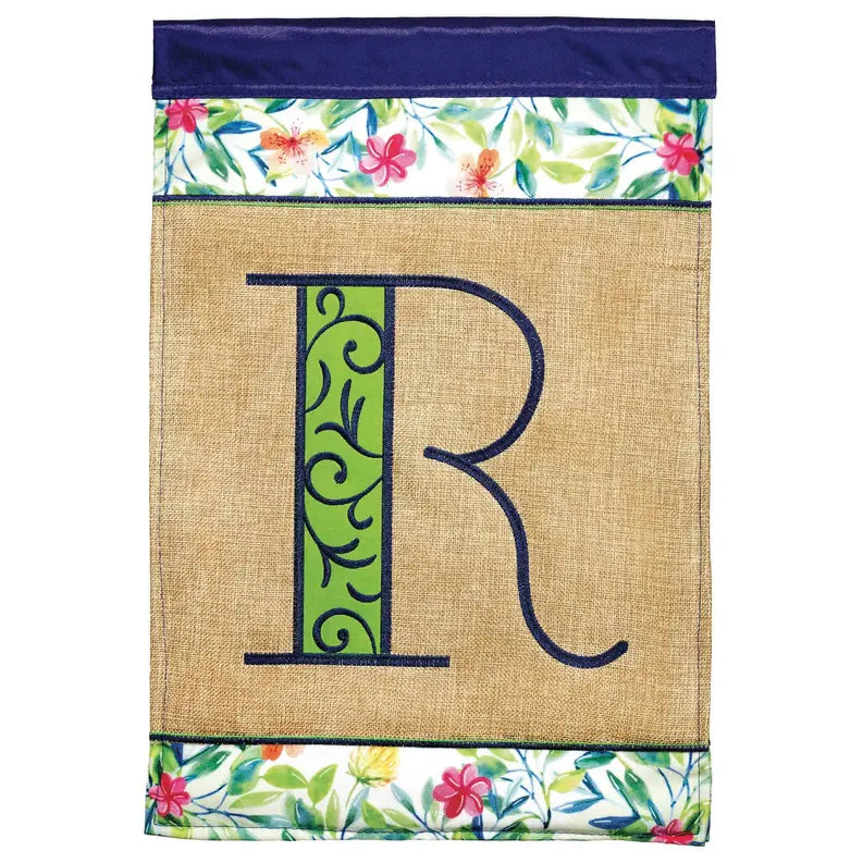 Flg Dapp Monogram R Spring Blap/Prt Garden Dicksons Inc