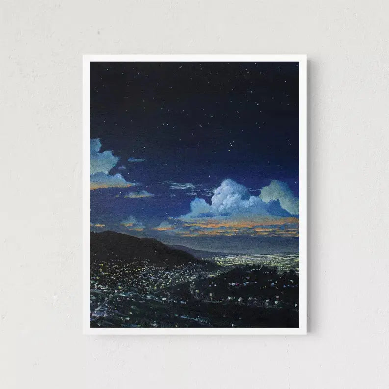 Flint Canyon Trail Toward Pasadena The Crafted Prints