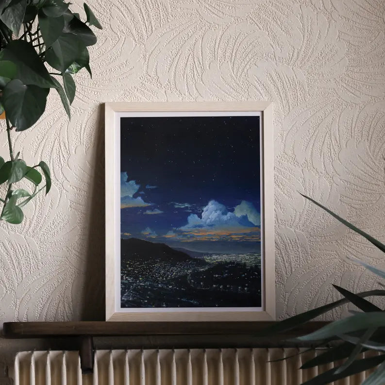 Flint Canyon Trail Toward Pasadena The Crafted Prints