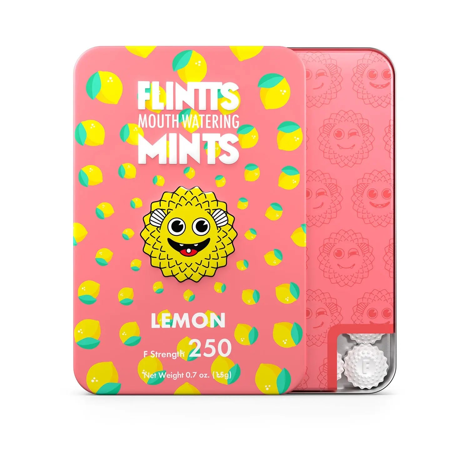 Flintts Mouth Watering Mints Lemon - F-Strength 250 Flintts Mints