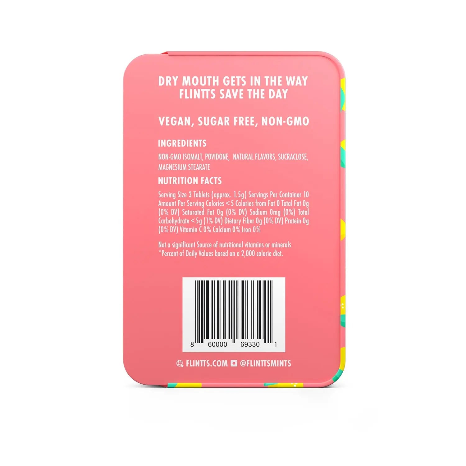 Flintts Mouth Watering Mints Lemon - F-Strength 250 Flintts Mints