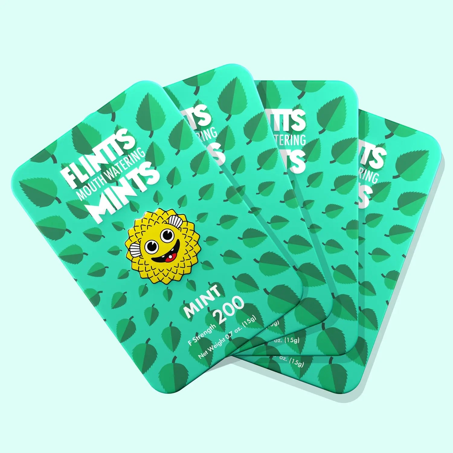 Flintts Mouth Watering Mints Mint - F-Strength 200 Flintts Mints