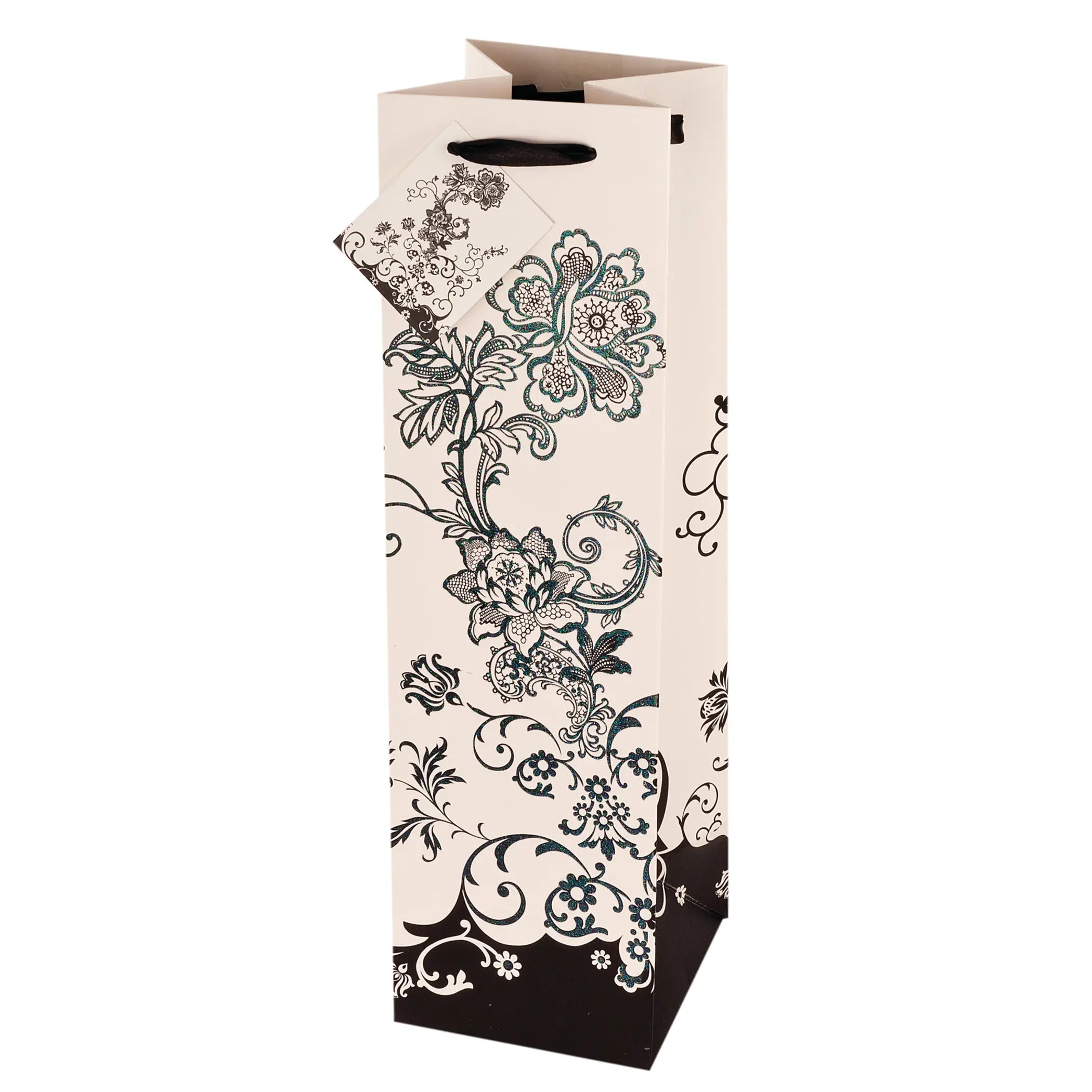 Floral Chic Wine Bag by Cakewalk Cakewalk (Bags)