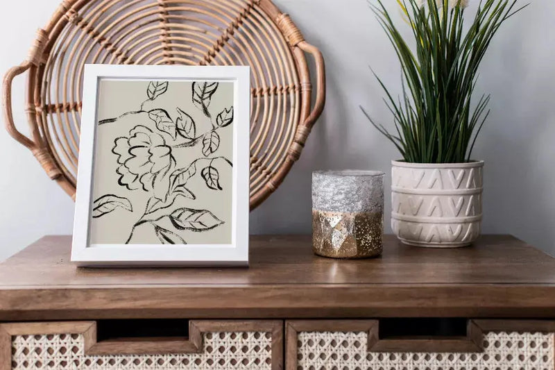 Floral Lines The Crafted Prints
