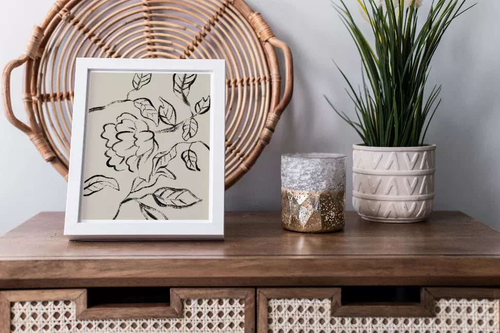 Floral Lines The Crafted Prints