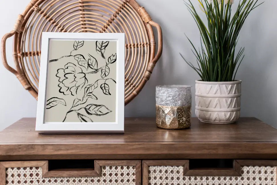 Floral Lines The Crafted Prints
