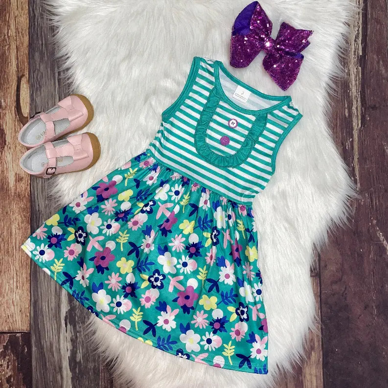Floral Sleeveless Dress Stella Bean Clothing
