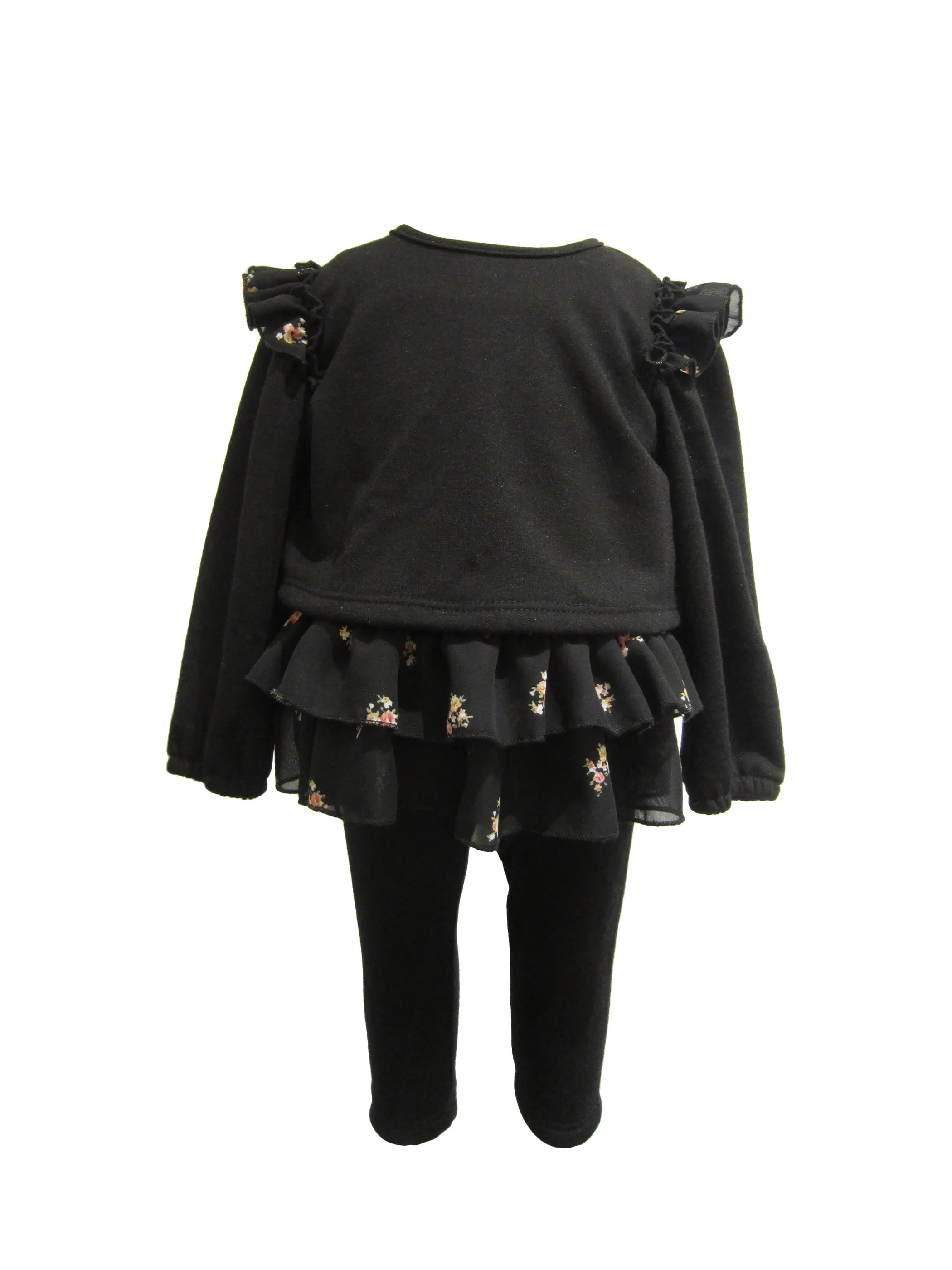 Floral Sweatshirt + Cami + Leggings Set Little Mass