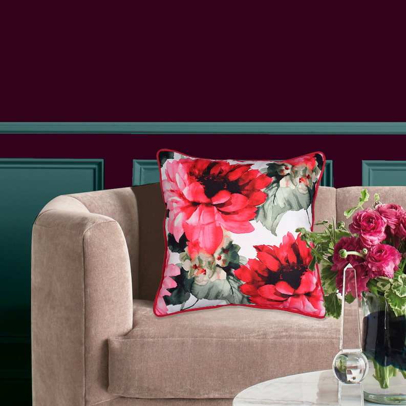 Floral Throw Pillow Covers Decozen