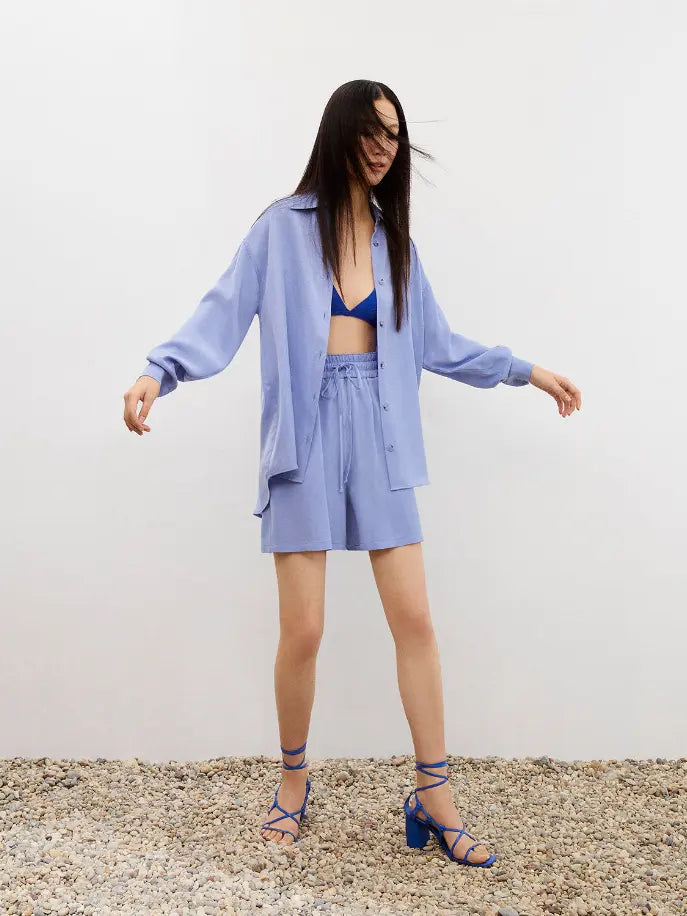 Flowy Mini Shorts Nocturne