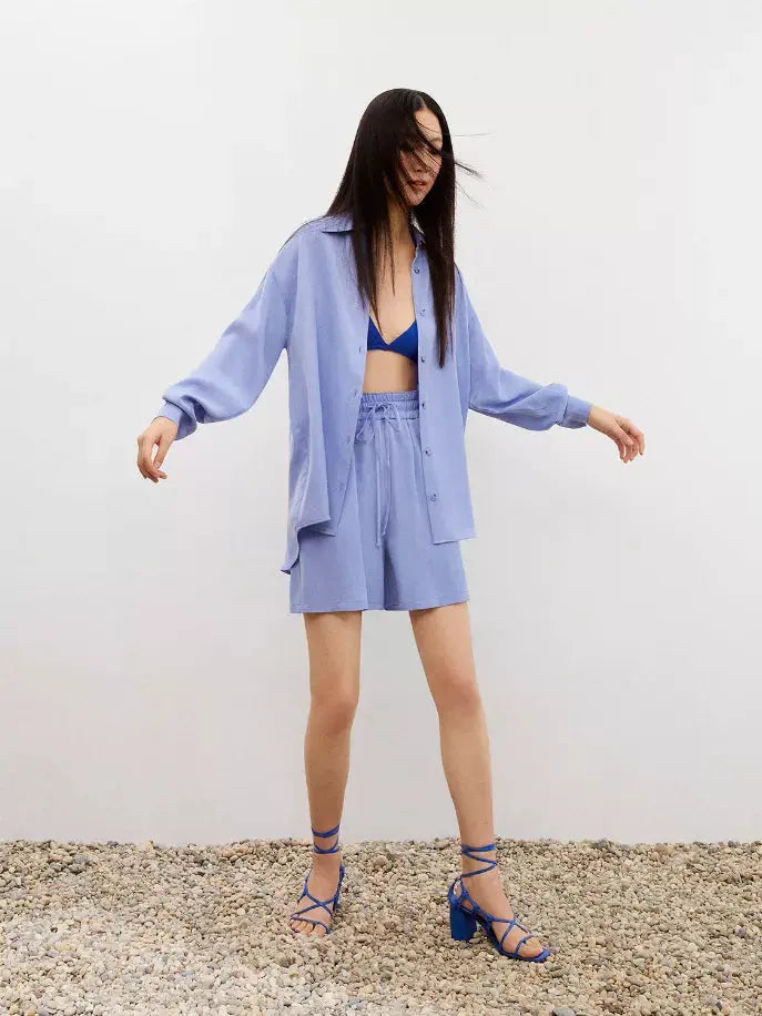 Flowy Mini Shorts Nocturne